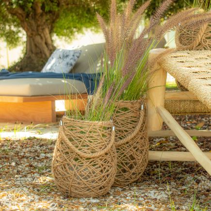 Jute Basket with Handle 'Caspio' | Procomobel