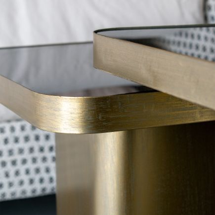 Metal and Glass Coffee Table 'Dasanach' | Procomobel