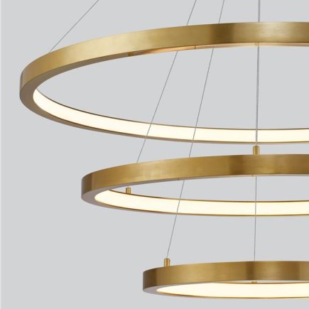 Golden Ceiling Lamp 'Bradi' | Procomobel