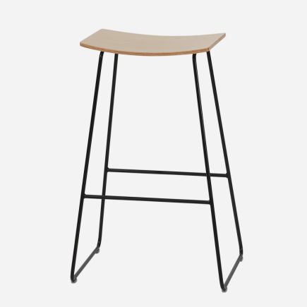White Leather Stool 'Tao' | Procomobel