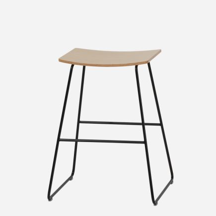 White Leather Stool 'Tao' | Procomobel