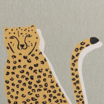Tiger Upholstered Folding Puff 'Limpopo' | Procomobel