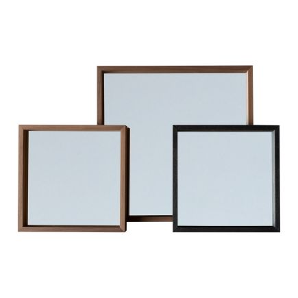 Small Walnut Square Mirror 'Foroy' | Procomobel