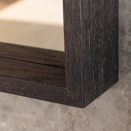 Dark Wood Square Mirror 'Foroy' | Procomobel