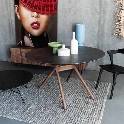 Buy Online Round Dining Table 'Cross' at Procomobel