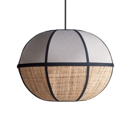 Grey and Natural Ceiling Lamp 'Perla' | Procomobel
