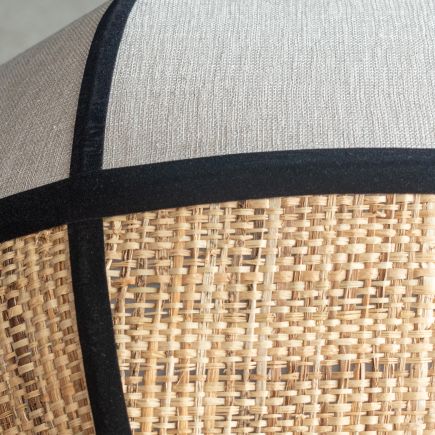 Grey and Natural Ceiling Lamp 'Perla' | Procomobel