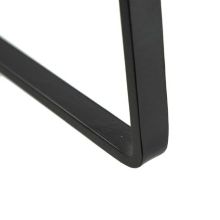 Metal-Leather Chair Black 'Andrieu' | Procomobel