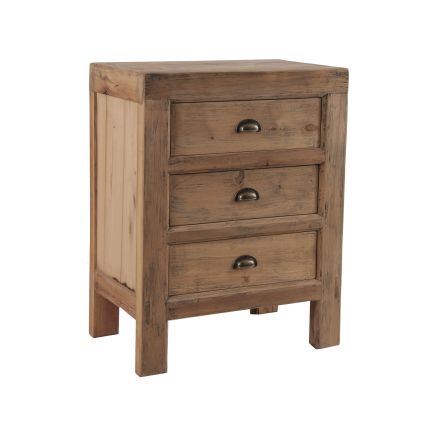 Elm Wood Bedside Table 'Kalm' | Procomobel