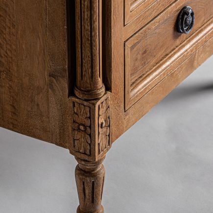 Mango Wood Bedside Table 'Dufort' | Procomobel