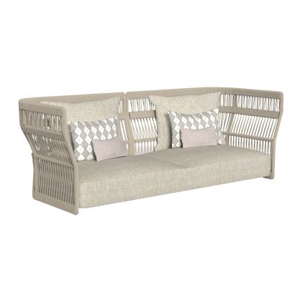 Outdoor Sofa Rope Back 'Cliff' : Procomobel