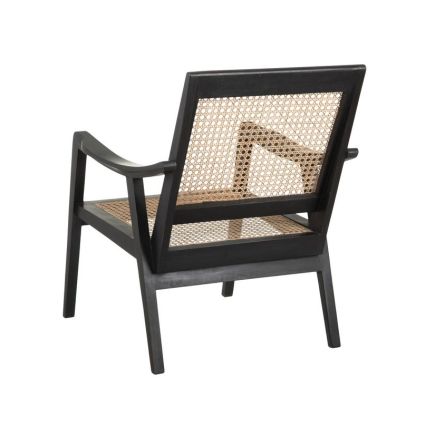 Armchair Armrests Black Wood 'Chambon' | Procomobel