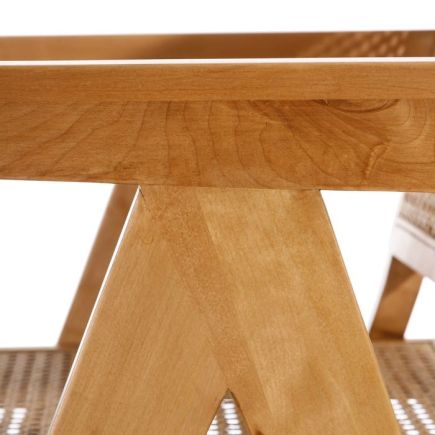 Birch Armrest Lounge Chair 'Sabatier' | Procomobel