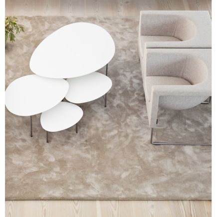 Extra Large White Coffee Table 'Eclipse' | Procomobel