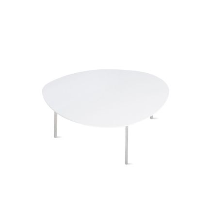 Large White Coffee Table 'Eclipse' | Procomobel