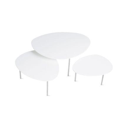 Large White Coffee Table 'Eclipse' | Procomobel