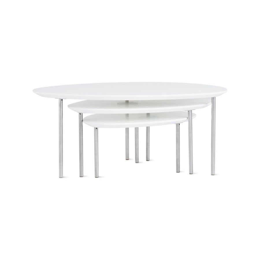 Mesa de Centro Blanca Grande ‘Eclipse’