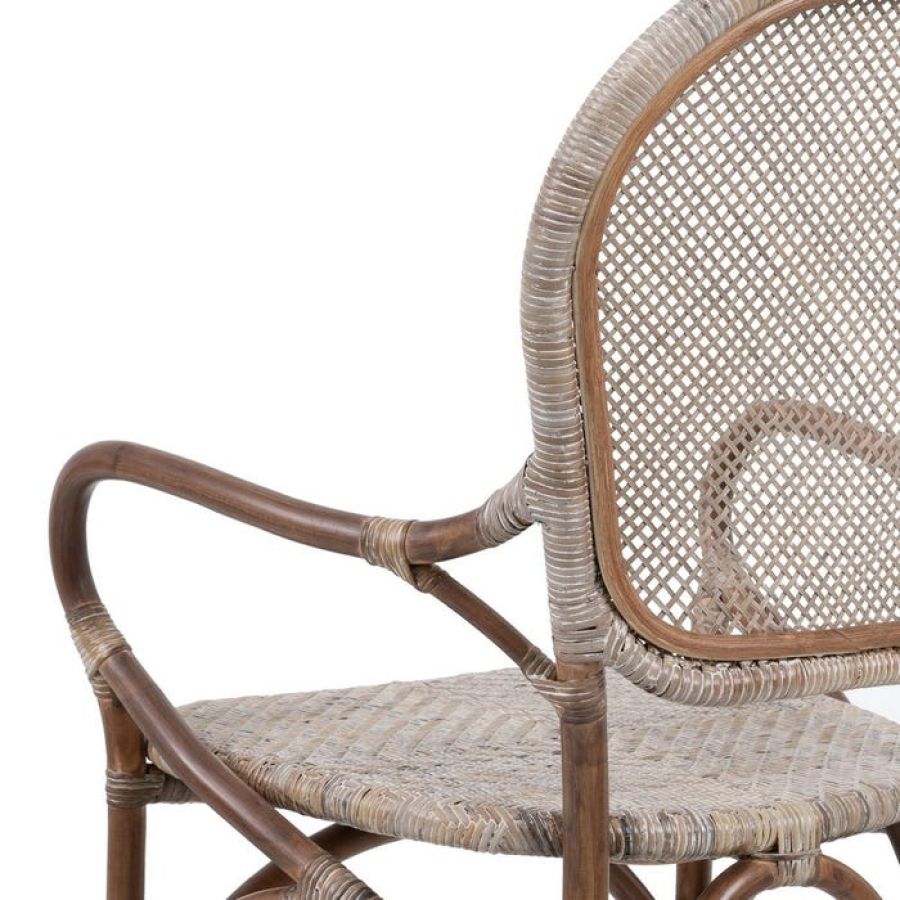 Silla Reposabrazos Ratán ‘Poncet’