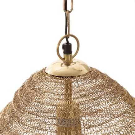 Golden Iron Ceiling Lamp 'Hamel' | Procomobel