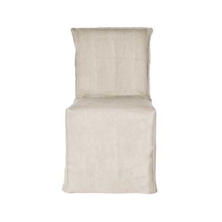 Imagen en Movimiento Silla Funda Lino 100% Ansenuza color beige