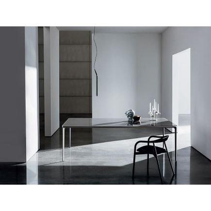 Rectangular glass table Slim | Procomobel