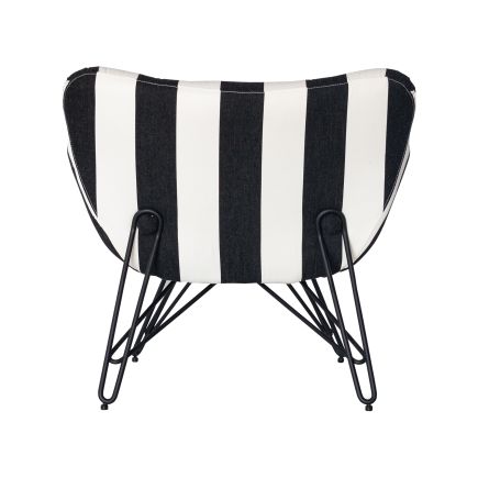 Black and White Printed Armchair 'Yucón' | Procomobel