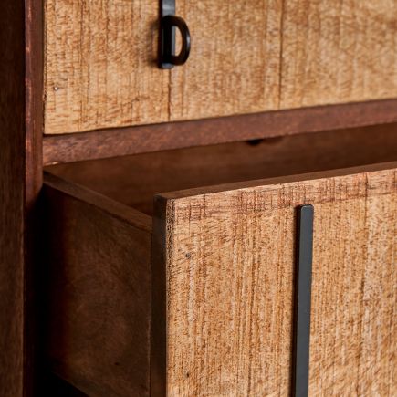 Trille' Wooden Handle Chest of Drawers | Procomobel