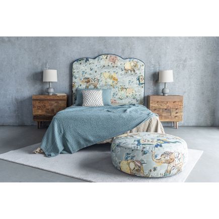 Elephant Print Puff 'Podgorica' | Procomobel