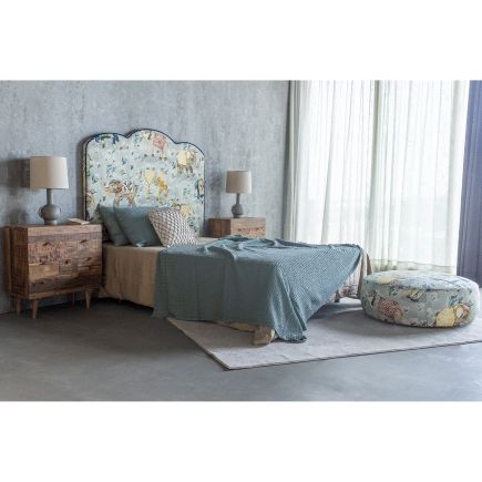 Elephant Print Puff 'Podgorica' | Procomobel