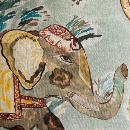 Elephant Print Puff 'Podgorica' | Procomobel