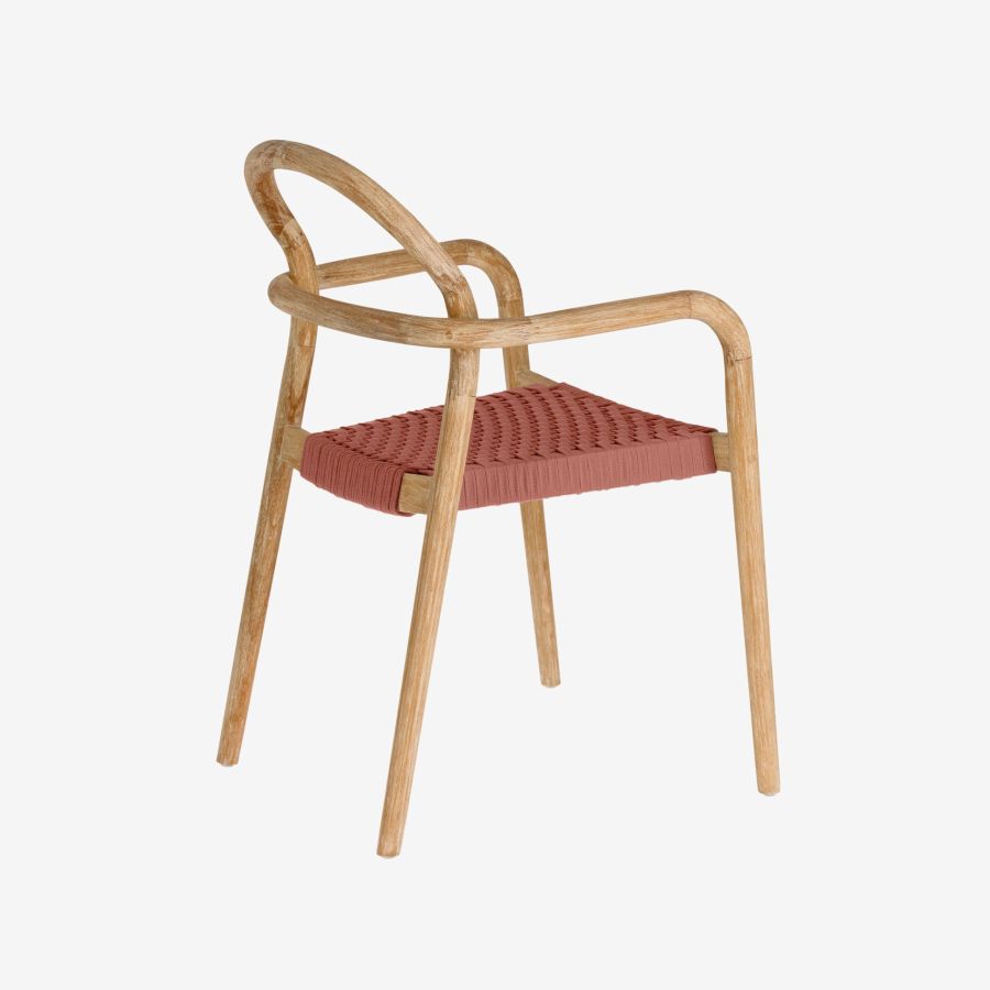 Wood and Rope Chair 'Sheryl'