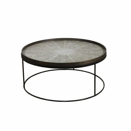 Extra Large Wooden Tray 'White Slice' | Procomobel