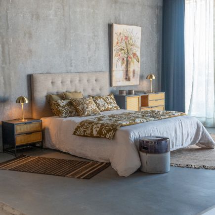 Upholstered Capitoné Headboard 'Minsk' | Procomobel