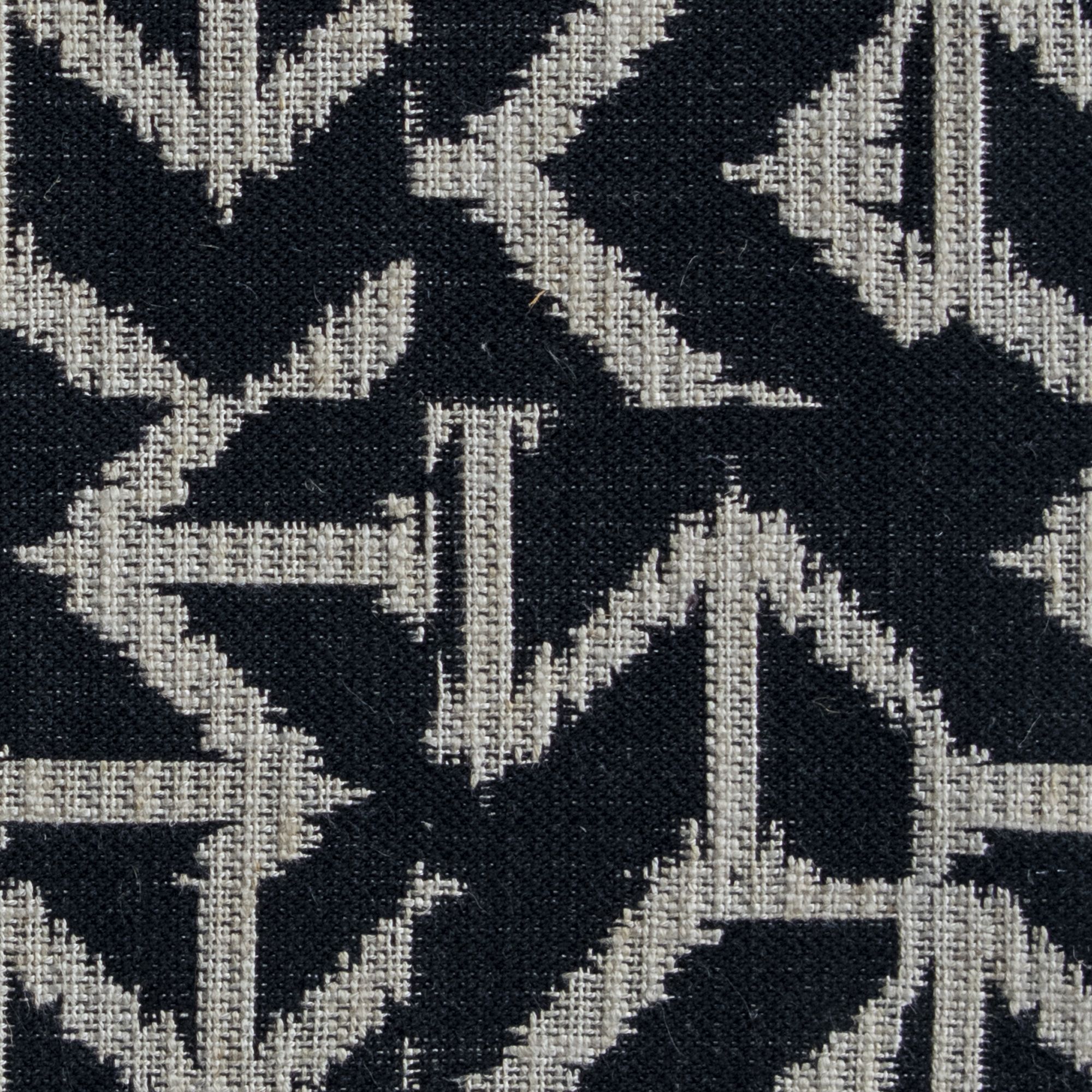 Black/Beige Upholstered Headboard 'Triana'