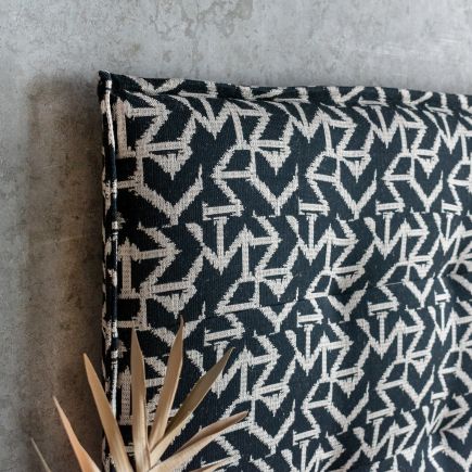Black/Beige Upholstered Headboard 'Triana' | Procomobel