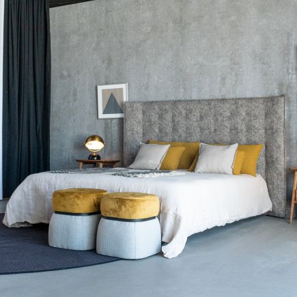Upholstered Headboard with Ears 'Nicosia' | Procomobel