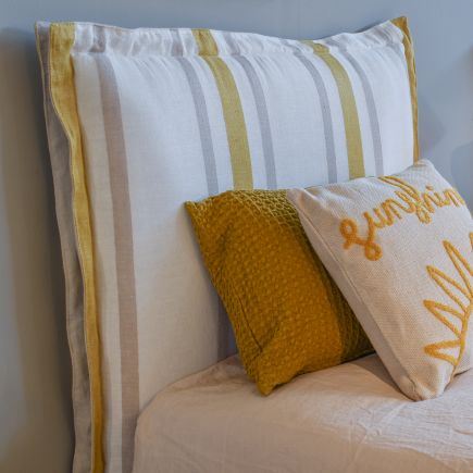 Upholstered Headboard with Stripes Moscow | Procomobel