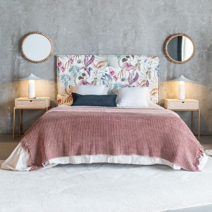 Floral Upholstered Headboard 'Andorra' | Procomobel