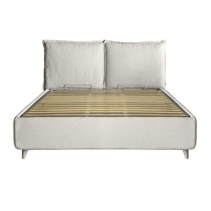 Headboard and Base with 'Liss' upholstered storage base | Procomobel