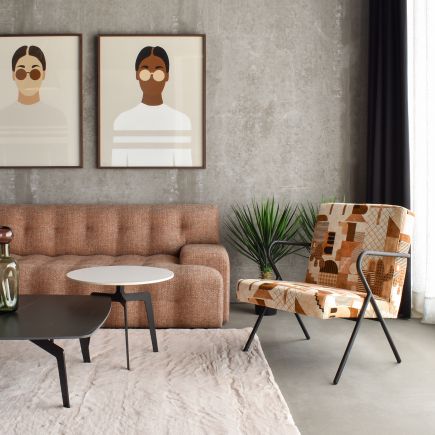 Salón con Sillón Tapizado Vintage Áyllon