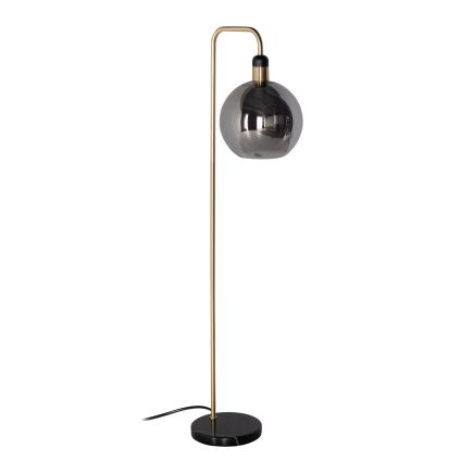 Julia' Grey Smoked Glass Floor Lamp | Procomobel