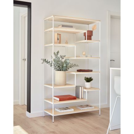 Wood and Steel Shelf 'Push' | Procomobel