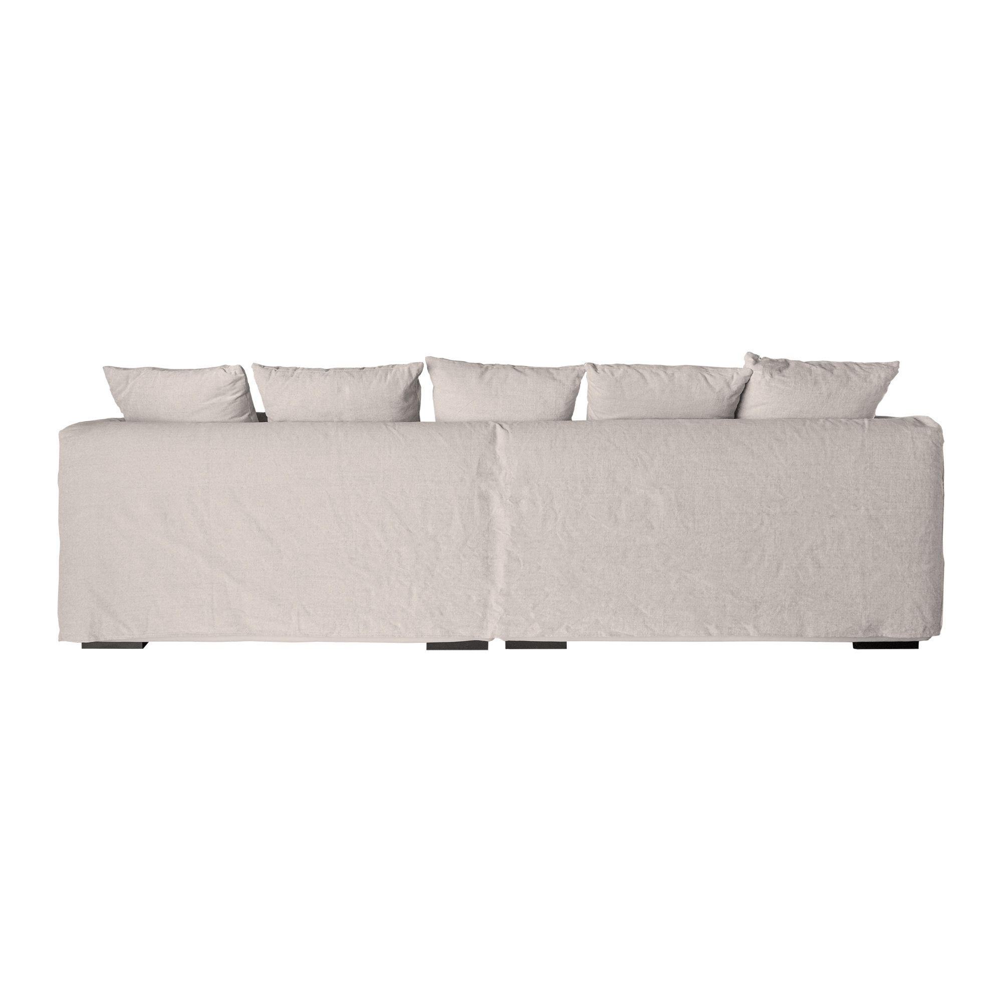 Beige Upholstered Sofa 'Amazonas'