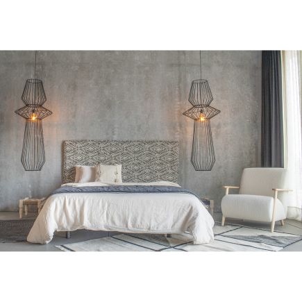 Geometric Upholstered Headboard 'Sarajevo' | Procomobel