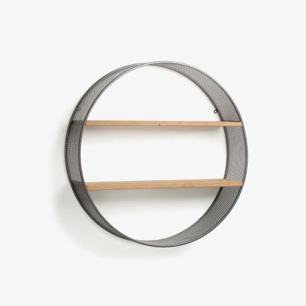Wall Shelf Fir and Steel 'Halie' | Procomobel