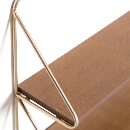 Golden Steel Wall Shelf 'Catrina' | Procomobel