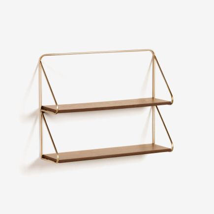 Golden Steel Wall Shelf 'Catrina' | Procomobel