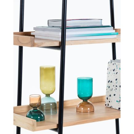 Wooden Metal Shelf 'Basi' | Procomobel