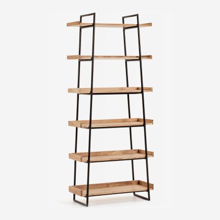 Wooden Metal Shelf 'Basi' | Procomobel