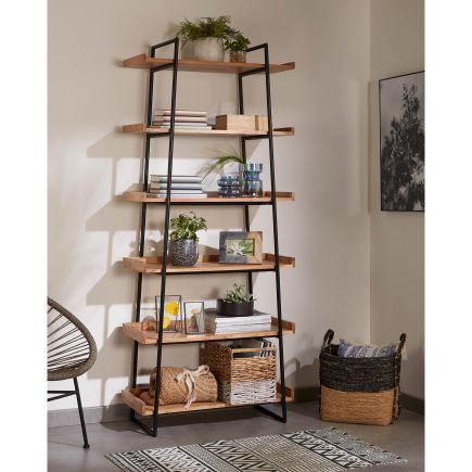Wooden Metal Shelf 'Basi' | Procomobel